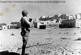 Patton sulla spiaggia di Gela