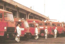rimessa antincendio del petrolchimico