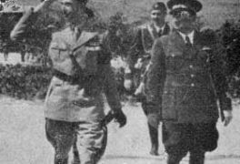 Giugno 1943 - Umberto di Savoia visita il campo di aviazione di Ponte Olivo